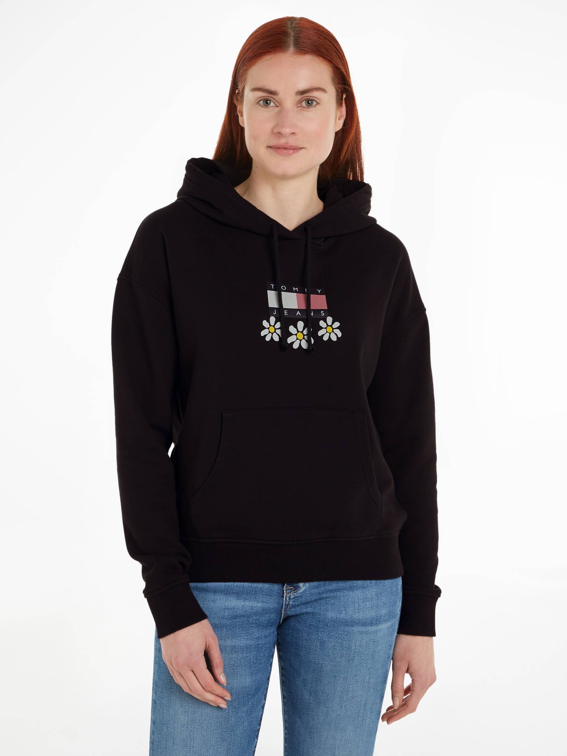 Tommy Jeans Sweatshirt »TJW BXY DAISY FLAG HOODIE«, mit Frontprint von TOMMY JEANS