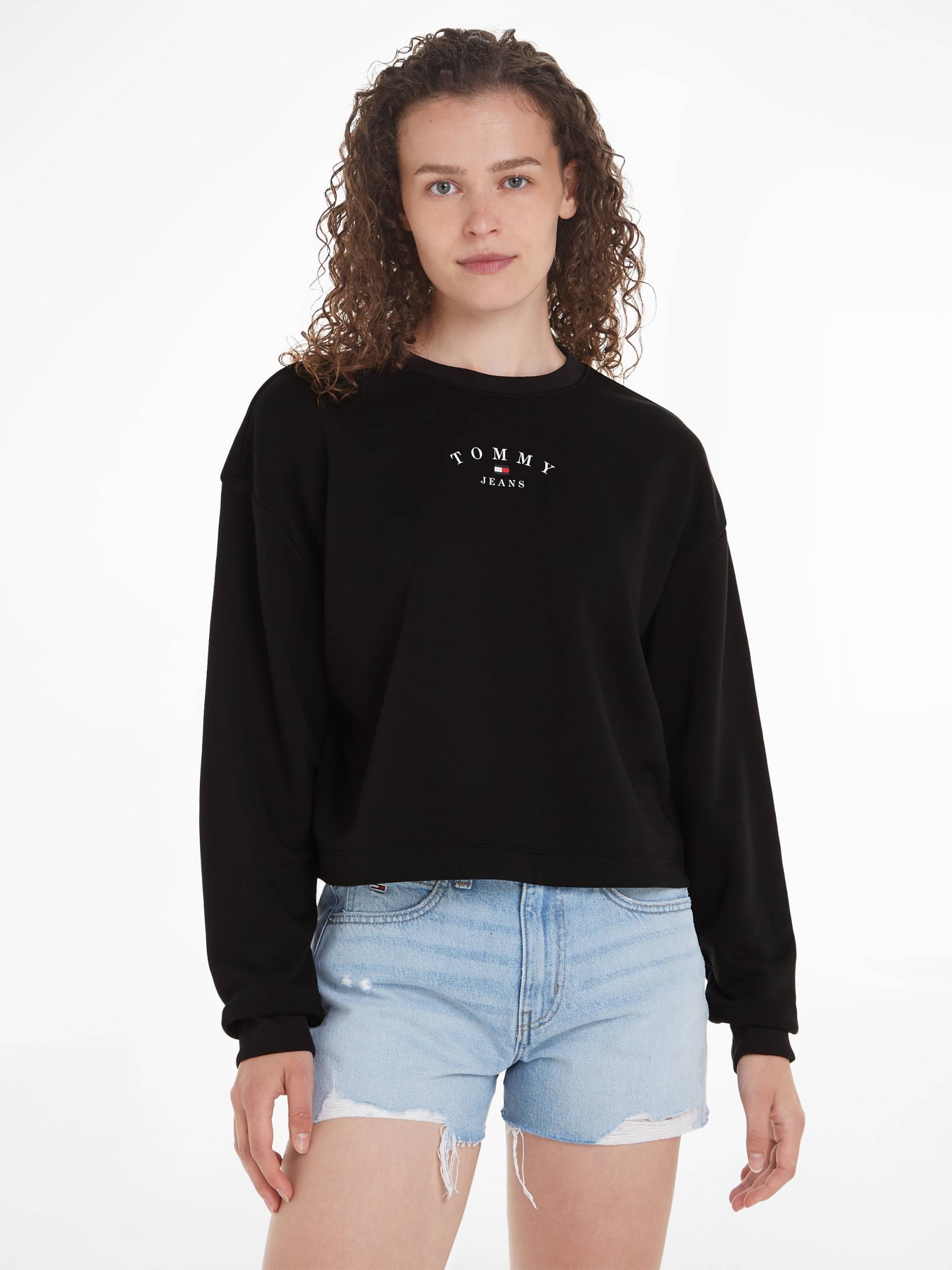 Tommy Jeans Sweatshirt »TJW ESSENTIAL LOGO 2 CREW«, mit Tommy Jeans Flagge von TOMMY JEANS