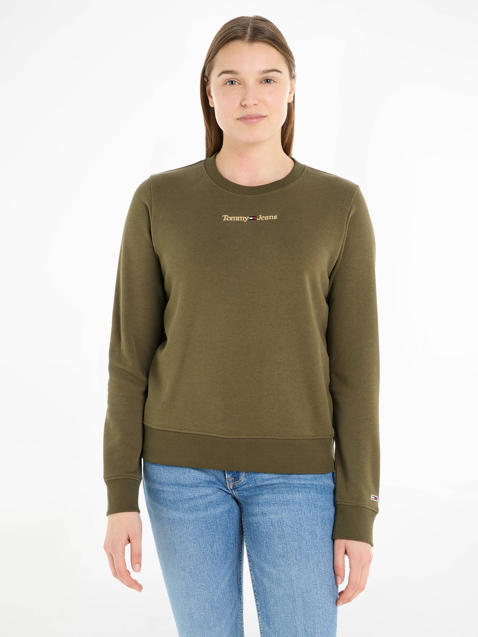 Tommy Jeans Sweatshirt »TJW REG GOLD LINEAR CREW«, mit Tommy Jeans Linear Logo-Schriftzug von TOMMY JEANS