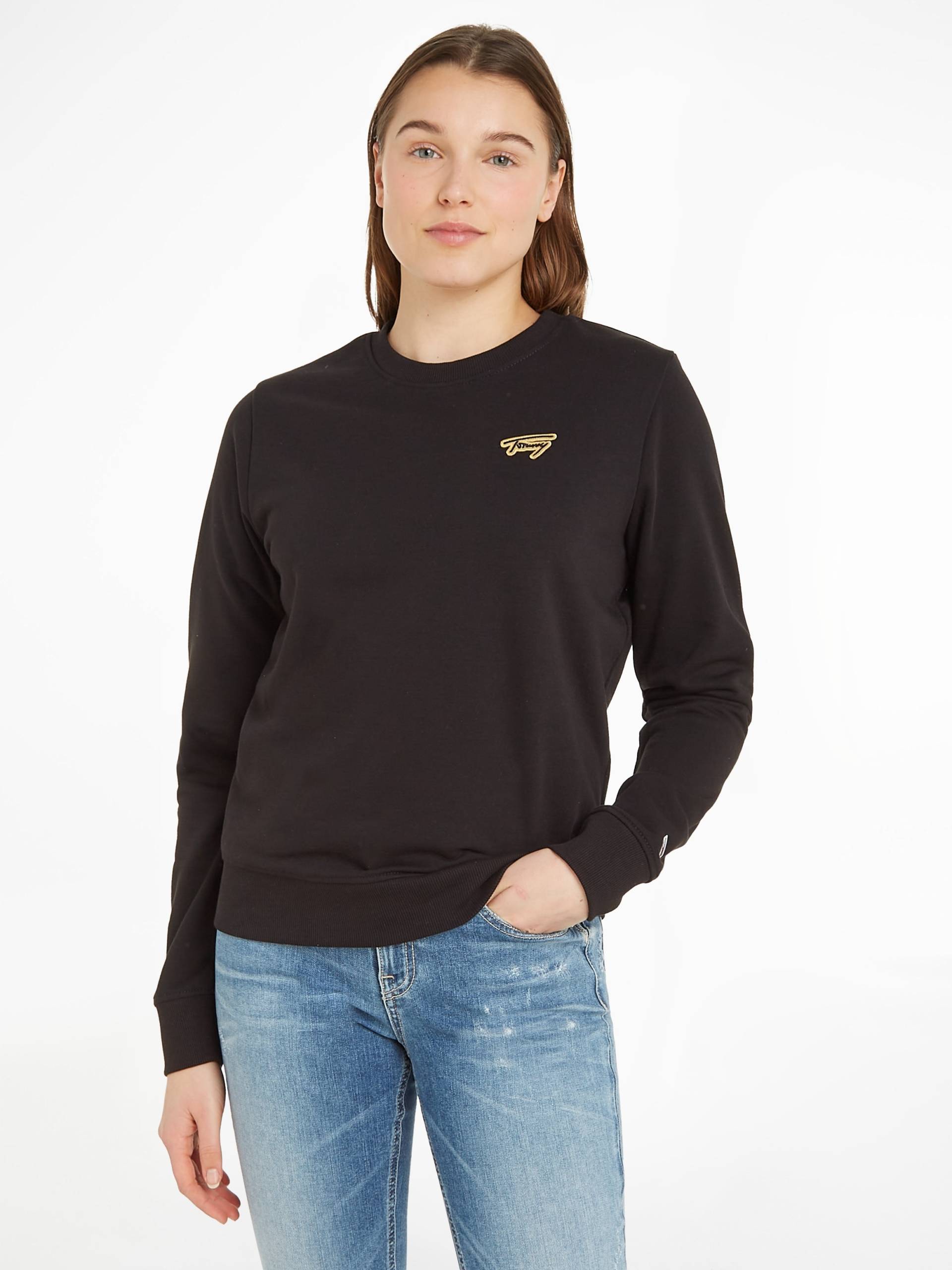 Tommy Jeans Sweatshirt »TJW REG GOLD SIGNATURE CREW«, mit goldfarbenen Signature Logo-Schriftzug von TOMMY JEANS