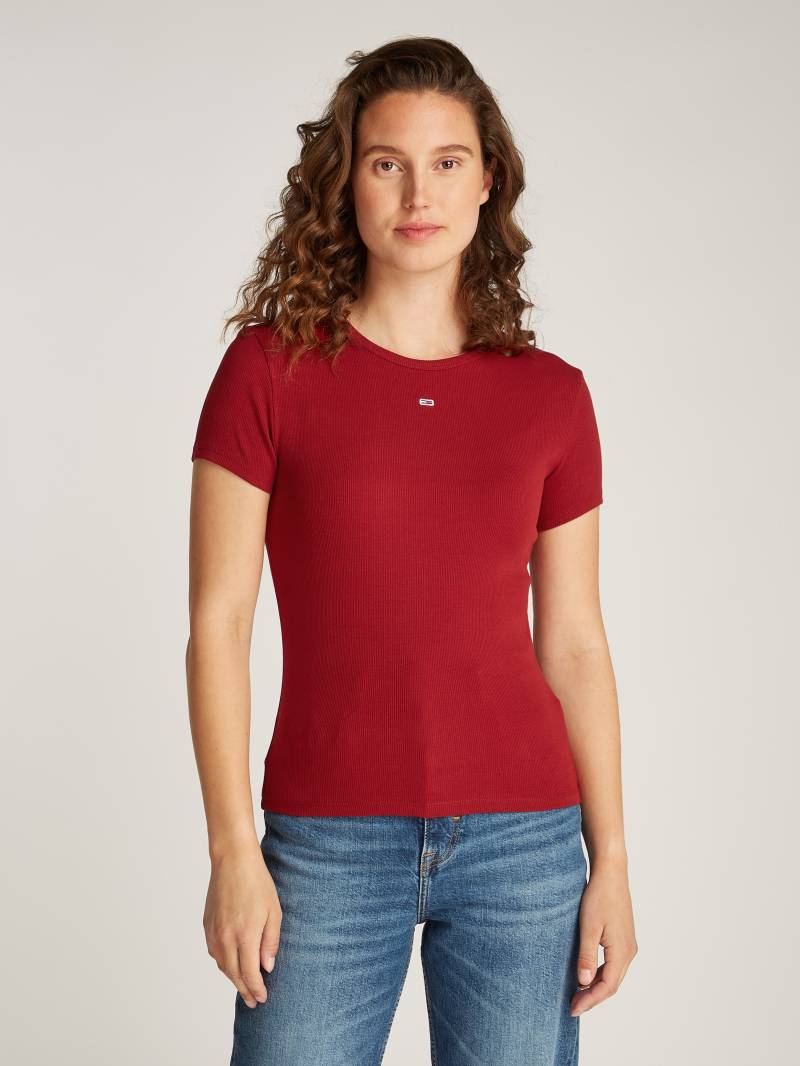 Tommy Jeans T-Shirt »TJW SLIM ESSENTIAL RIB SS«, mit gerippter Struktur von TOMMY JEANS