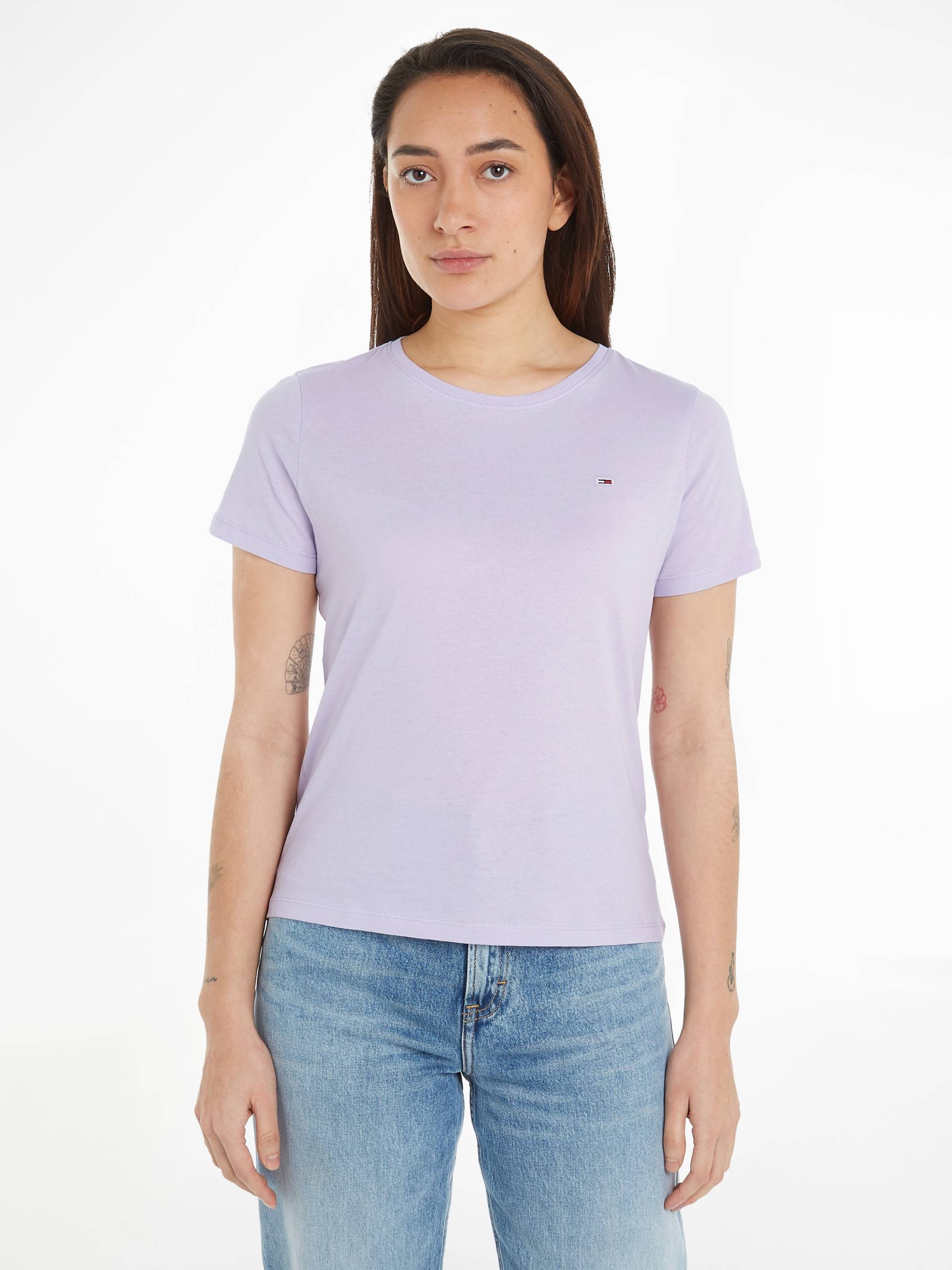 Tommy Jeans T-Shirt »Soft Jersey T Shirt«, aus weicher Jersey Qualität Rundhals Kurzarm von TOMMY JEANS