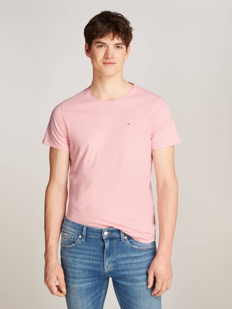 Tommy Jeans T-Shirt »TJM SLIM JASPE C NECK«, Classics Slim Fit mit Markenlabel von TOMMY JEANS