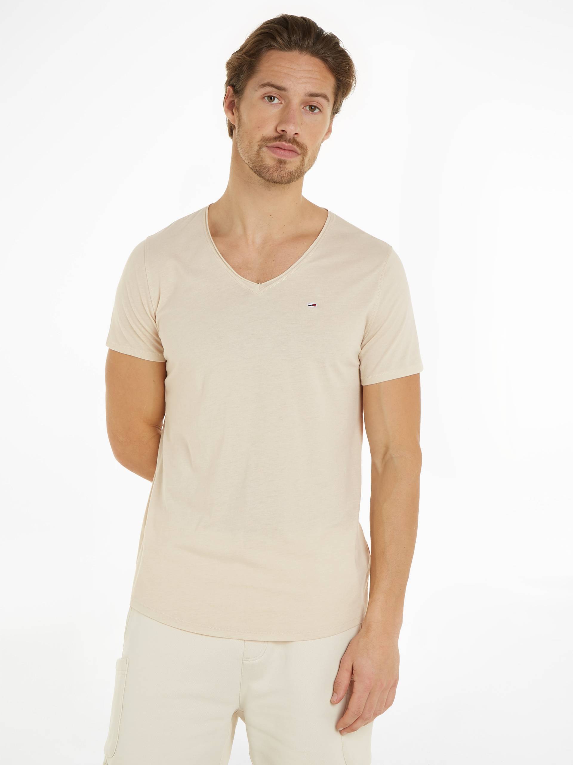 Tommy Jeans T-Shirt »TJM XSLIM JASPE V«, mit V-Ausschnitt von TOMMY JEANS