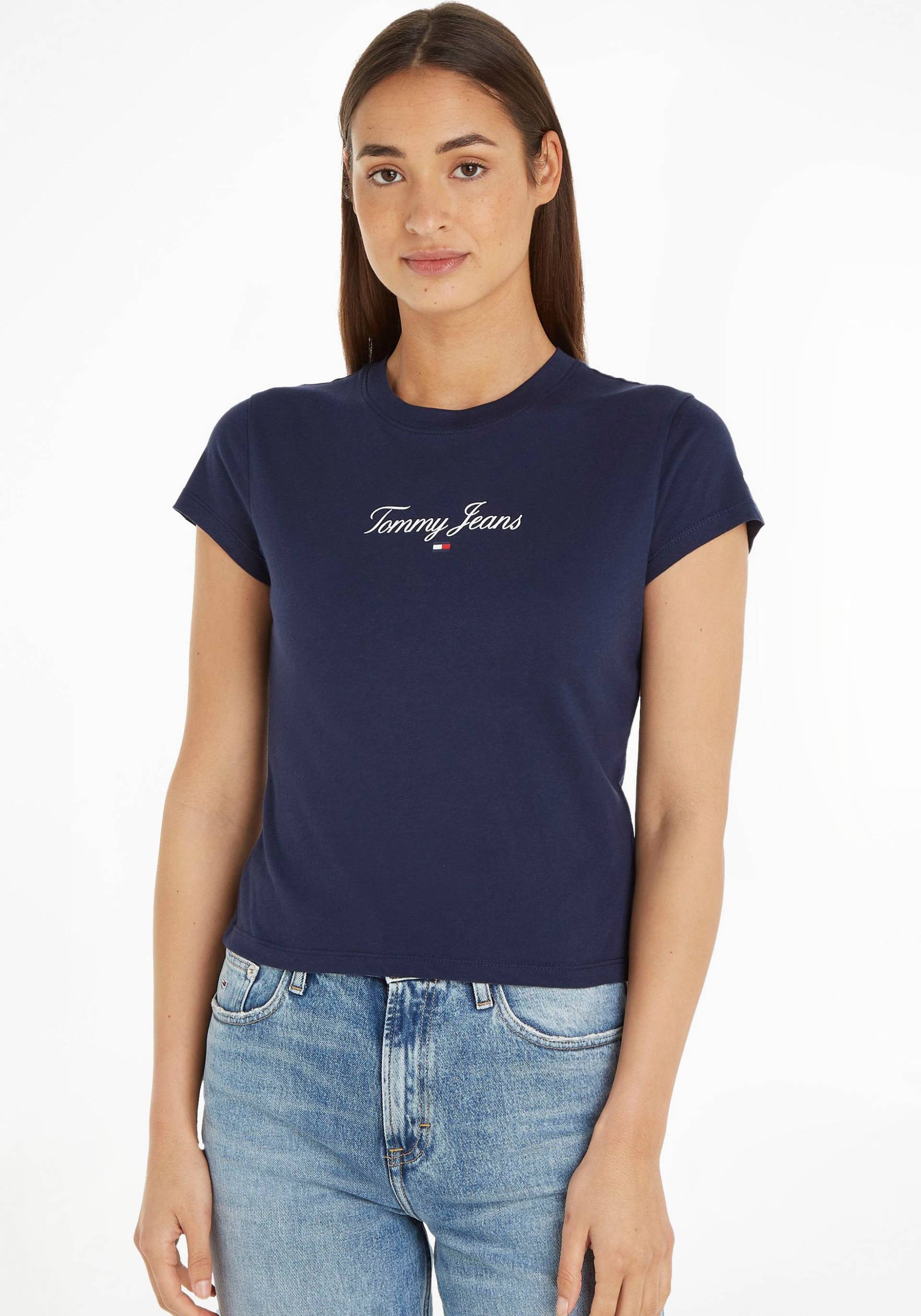 Tommy Jeans T-Shirt »TJW BBY ESSENTIAL LOGO 1 SS«, mit Tommy Jeans Labeldruck von TOMMY JEANS