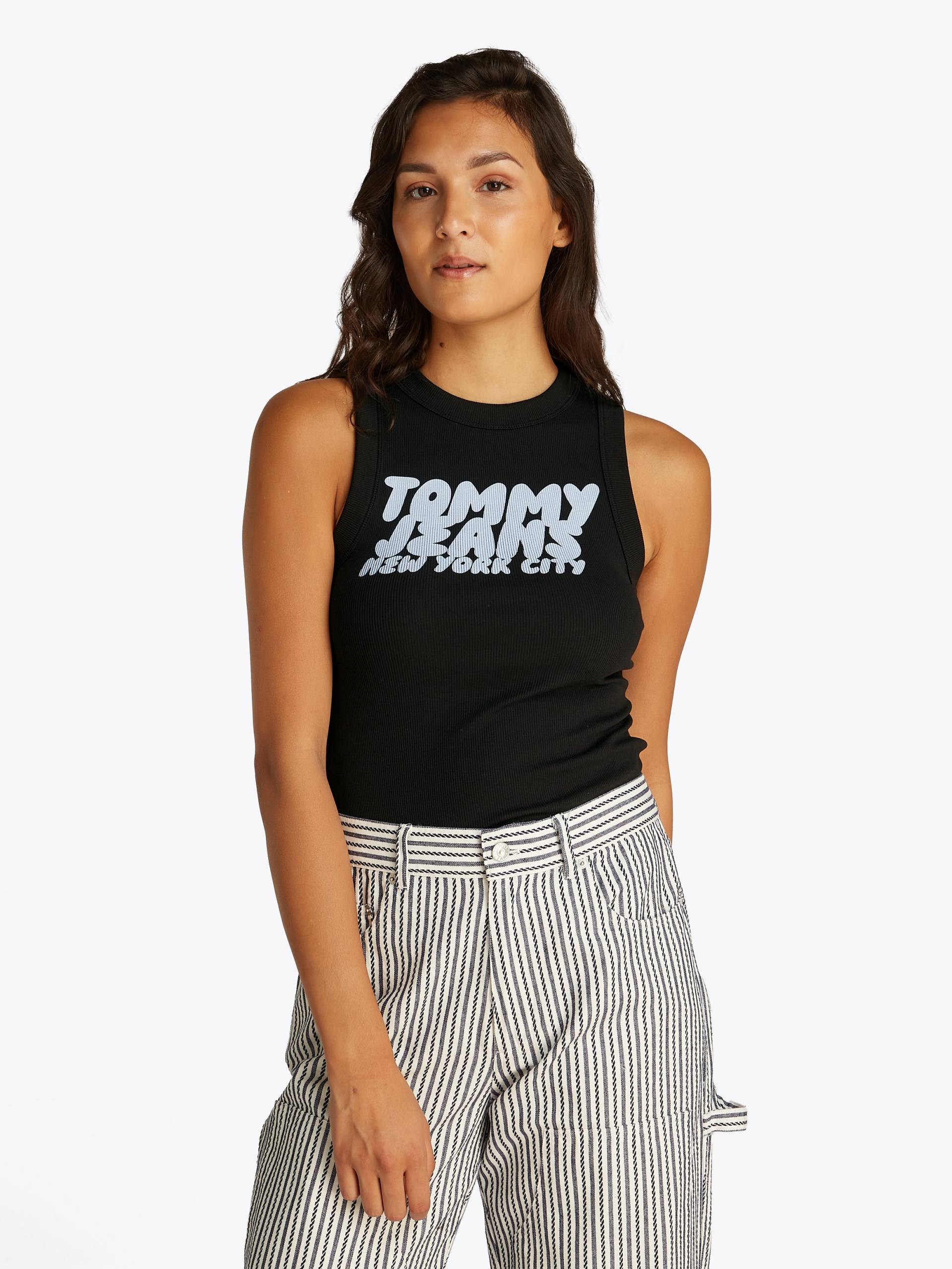 Tommy Jeans Tanktop »TJW SLIM SH TJ BUBBLE TANK«, mit Logodruck von TOMMY JEANS