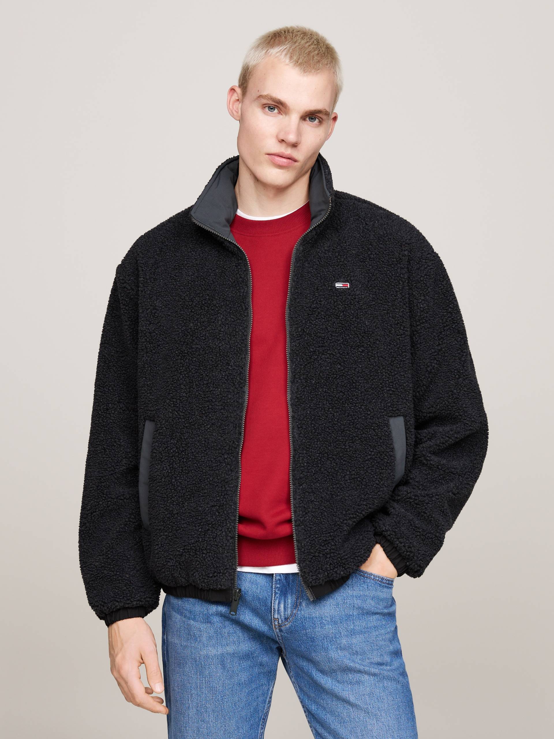 Tommy Jeans Wendejacke »TJM REVERSIBLE TEDDY JACKET«, beidseitig tragbar Tommy Jeans Wendejacke »TJM REVERSIBLE TEDDY JACKET«, beidseitig tragbar von TOMMY JEANS