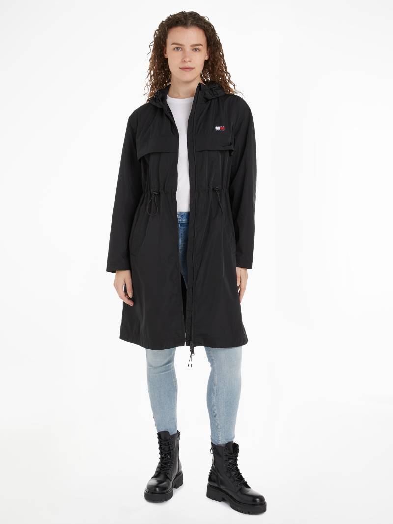 Tommy Jeans Windbreaker »TJW CHICAGO WAISTED COAT EXT«, mit Kapuze, mit Tommy Jeans Markenlabel von TOMMY JEANS