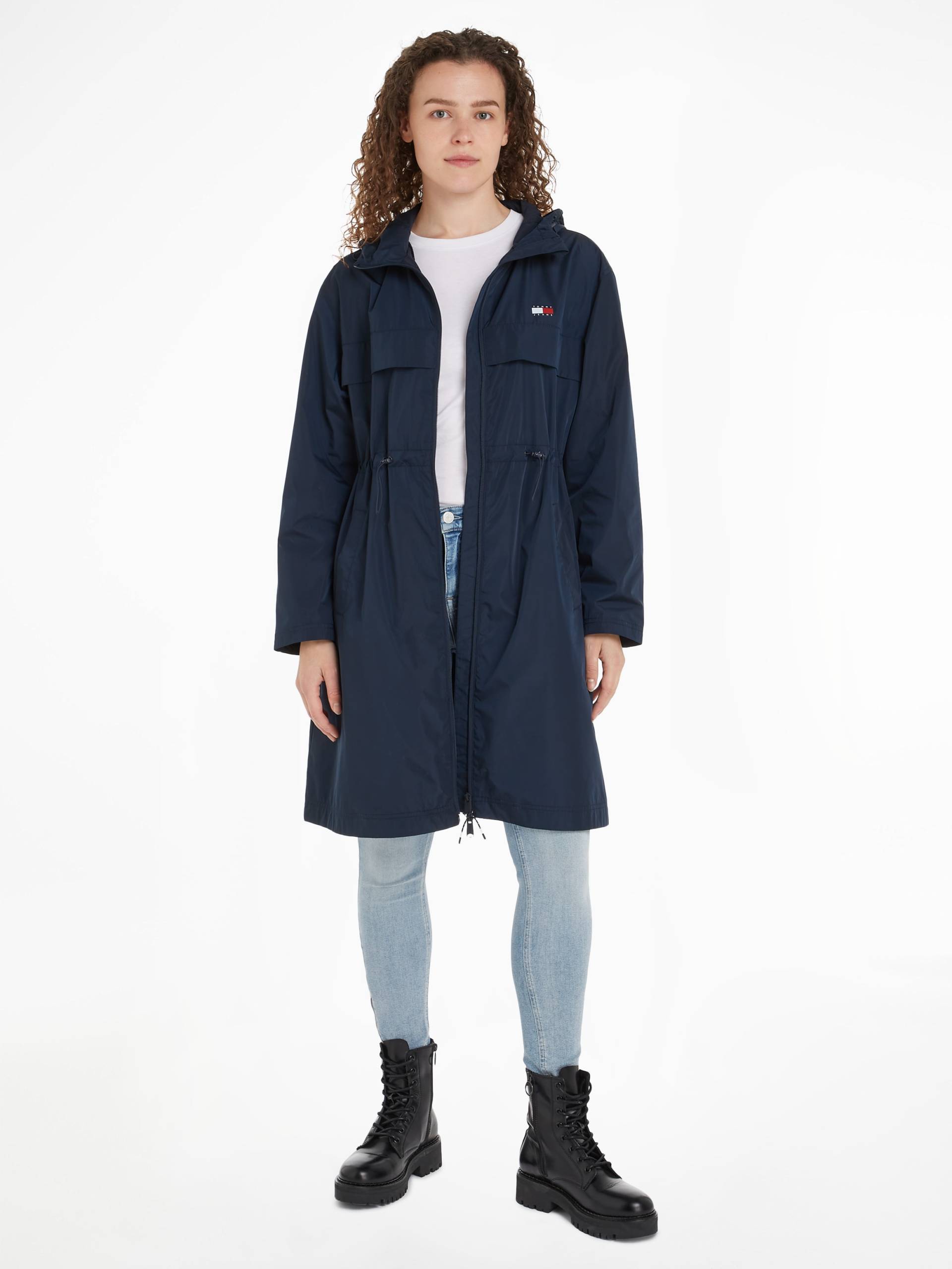 Tommy Jeans Windbreaker »TJW CHICAGO WAISTED COAT EXT«, mit Kapuze, mit Tommy Jeans Markenlabel von TOMMY JEANS