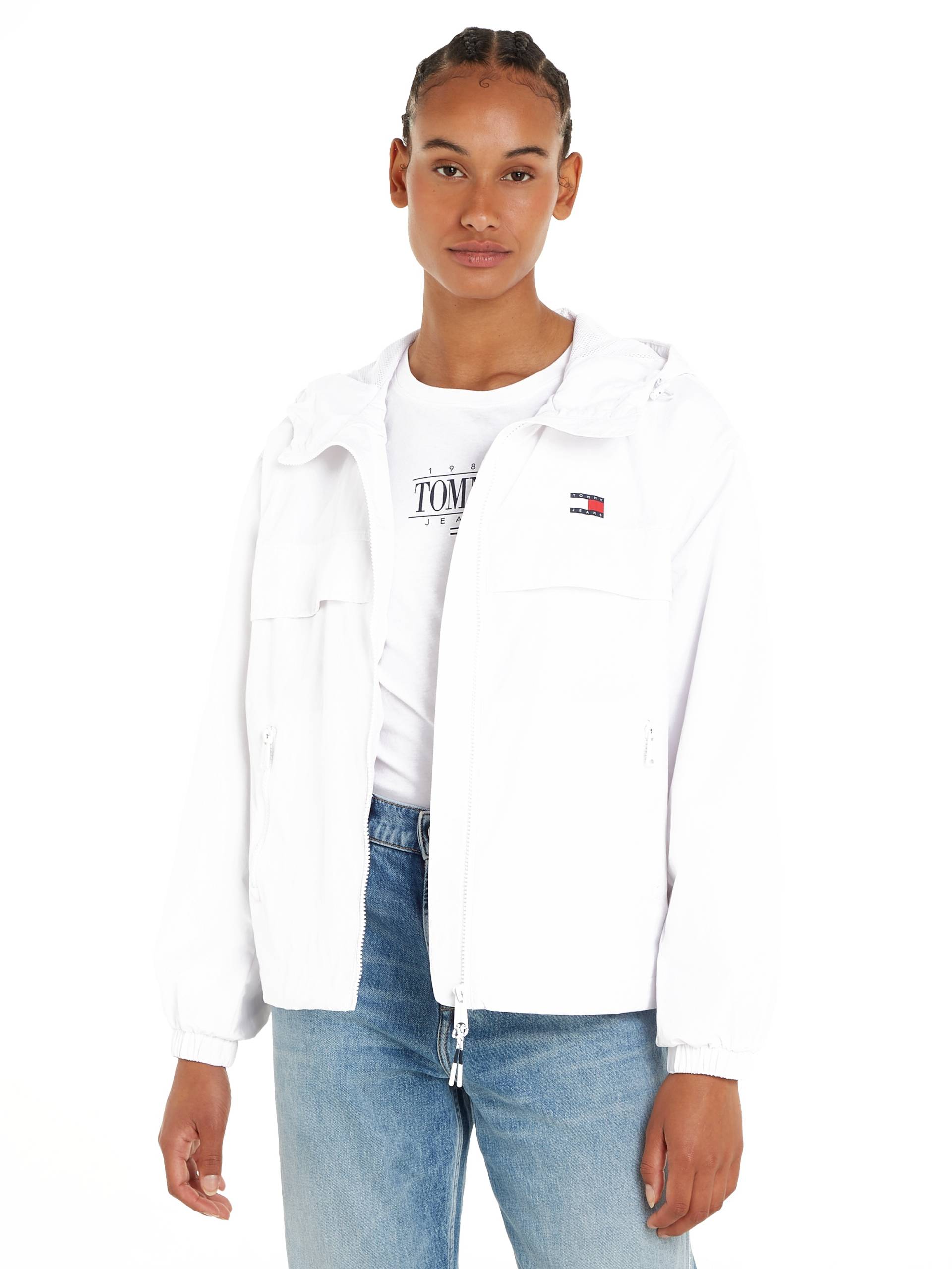 Tommy Jeans Windbreaker »TJW CHICAGO WINDBREAKER EXT«, mit Kapuze, mit kontrastfarbenen Reissverschlüssen von TOMMY JEANS