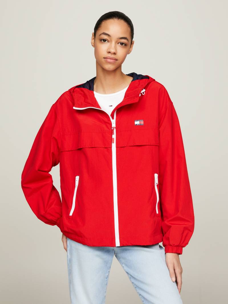 Tommy Jeans Windbreaker »TJW CHICAGO WINDBREAKER EXT«, mit Kapuze, mit kontrastfarbenen Reissverschlüssen von TOMMY JEANS