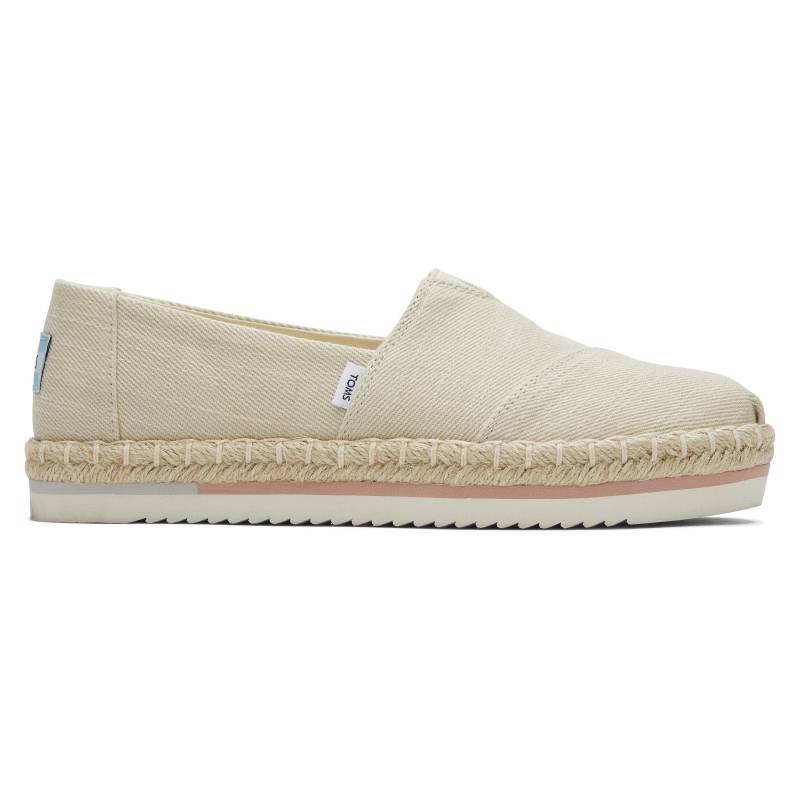 Damen Espadrilles Alpargata Platform Rope Damen  39 von TOMS