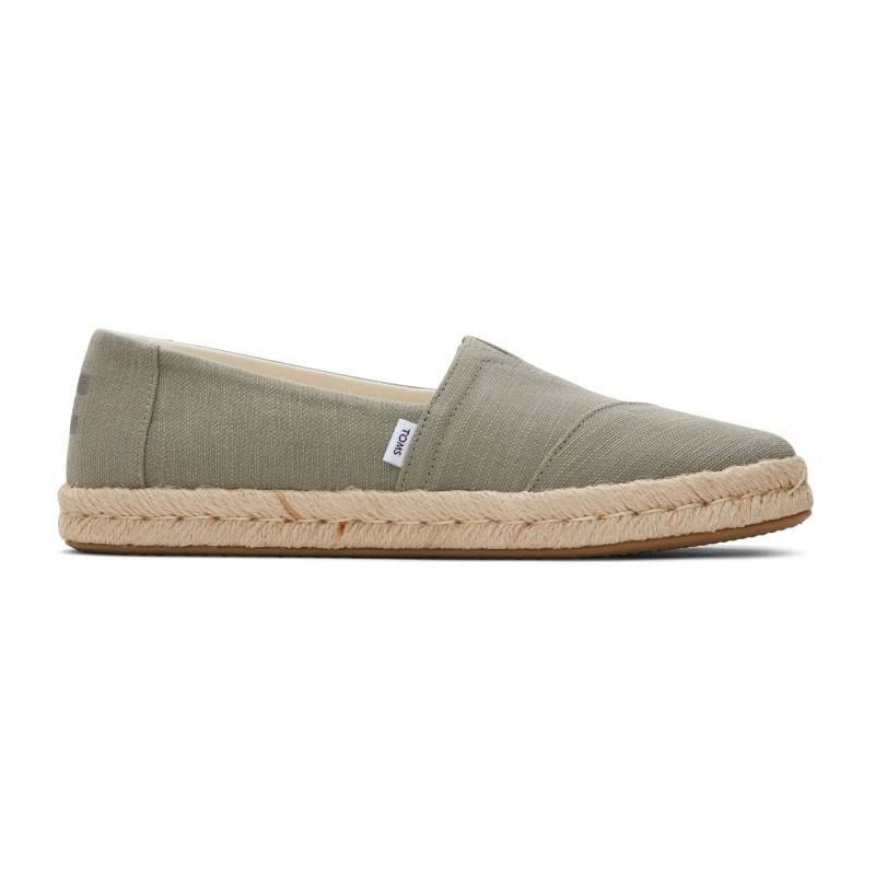 Damen Espadrilles Alpargata Rope 2.0 Damen Olivegrün 42.5 von TOMS