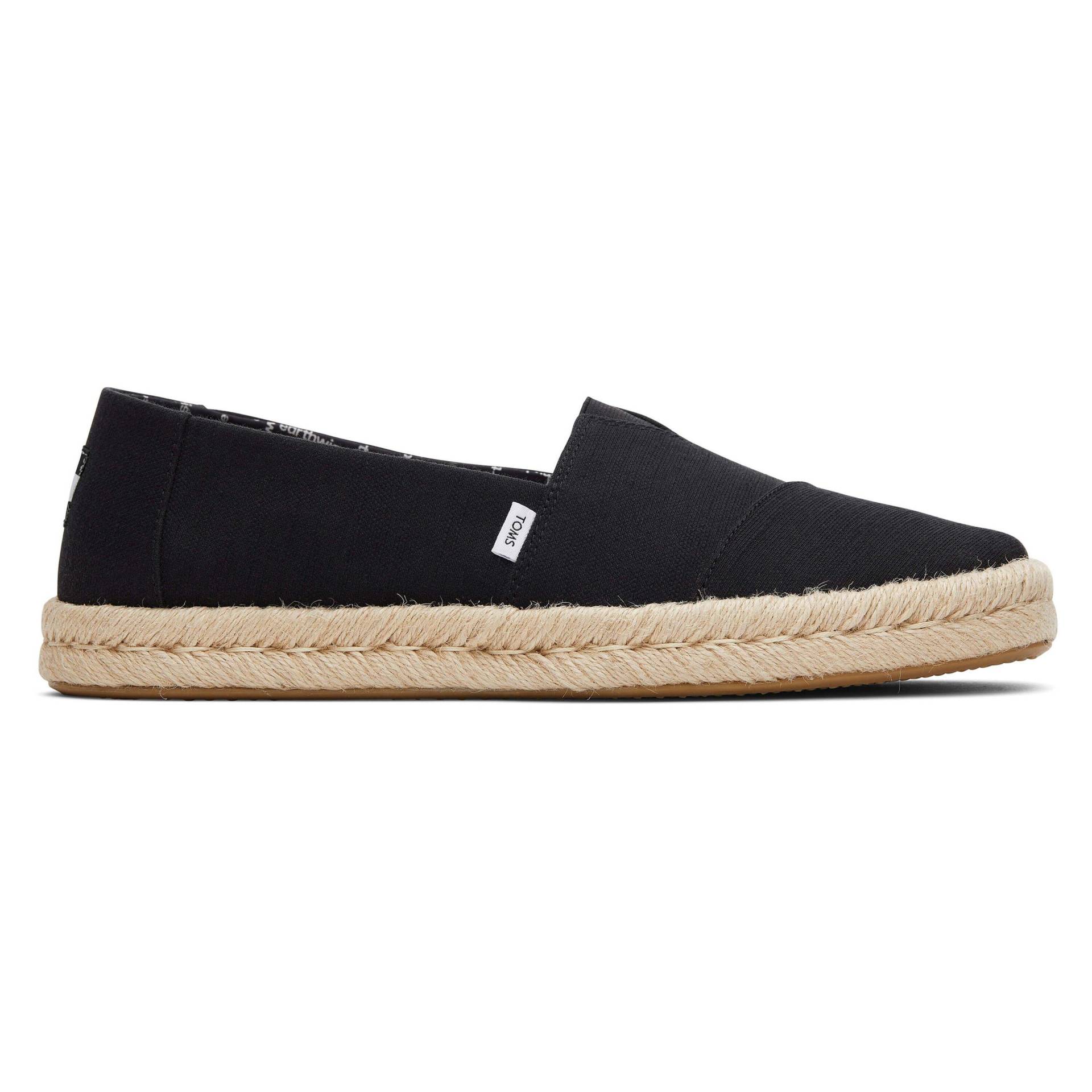 Espadrilles Alpargata Rope 2.0 Herren Schwarz 44.5 von TOMS