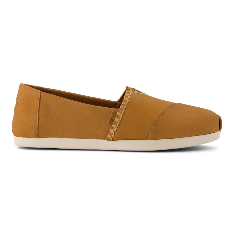 Espadrilles Aus Leder Frau Alpargata Damen  37 von TOMS