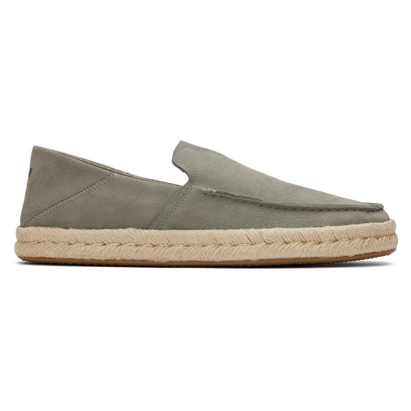 Espadrilles Aus Wildleder Alonso Loafer Rope Herren Olivegrün 44 von TOMS