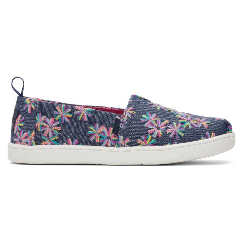 Espadrilles Mit Blumenmuster, Mädchen Alpargata Unisex  30 von TOMS