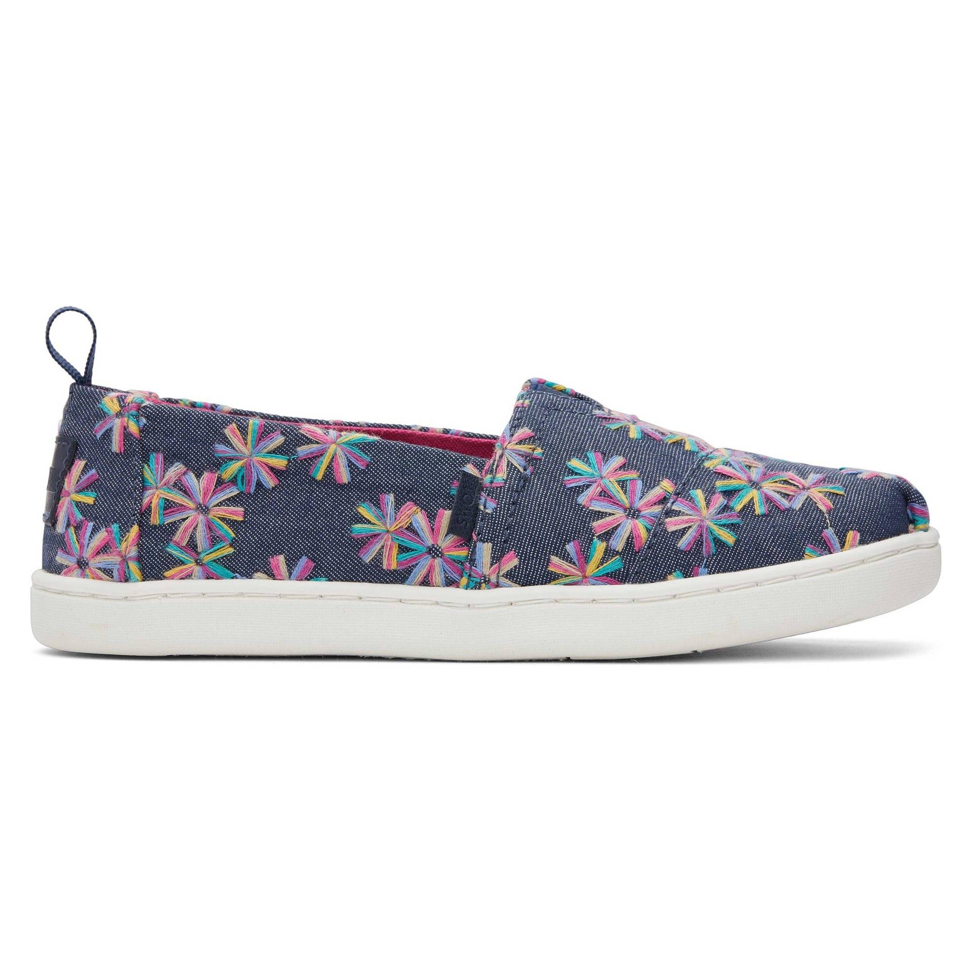 Espadrilles Mit Blumenmuster, Mädchen Alpargata Unisex  31 von TOMS