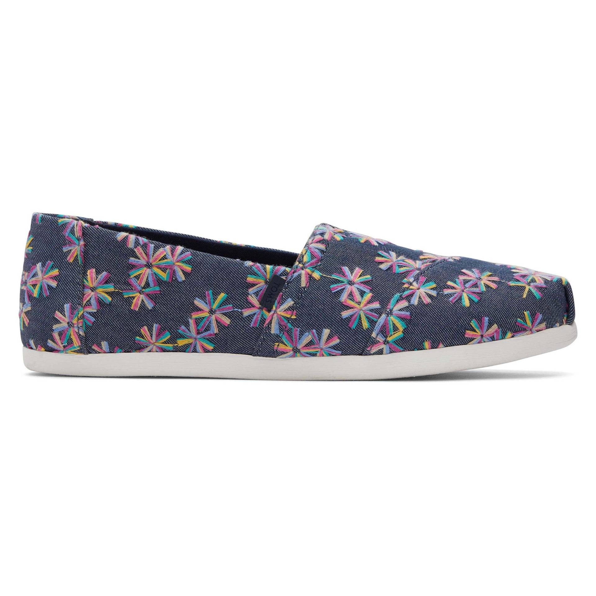 Espadrilles Mit Blumenmuster Frau Alpargata Damen  37 von TOMS