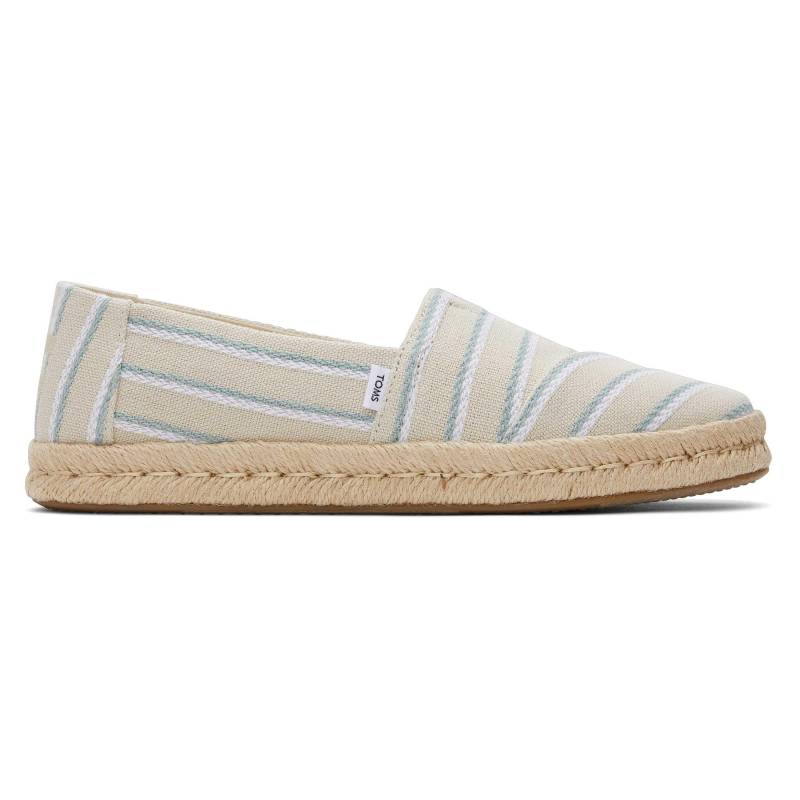 Espadrilles Mit Gewebten Streifen Frau Alpargata Rope 2.0 Damen  35.5 von TOMS