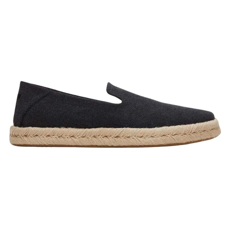 Espadrilles Santiago Herren Schwarz 44.5 von TOMS