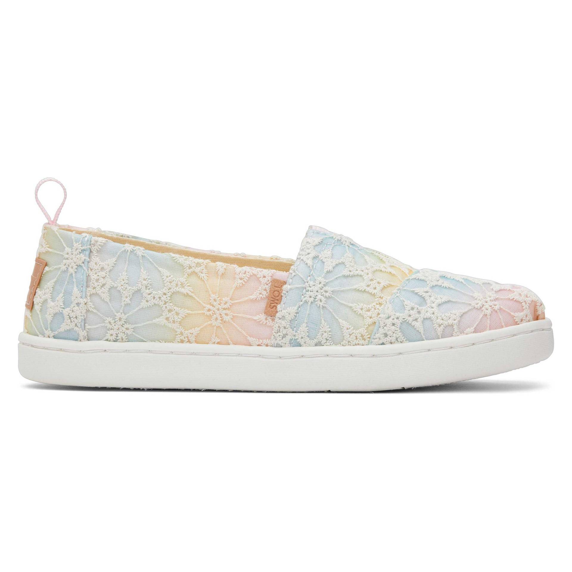 Espadrilles Schatten Mit Blumenmuster, Mädchen Alpargata Unisex  33 von TOMS