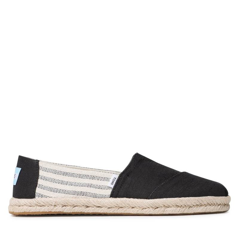 Espadrilles Toms Alpargata Rope 10019904 Schwarz von TOMS