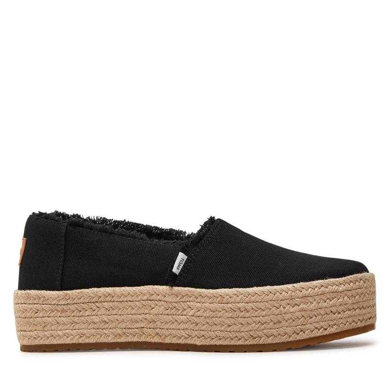 Espadrilles Toms Valencia 10019795 Schwarz von TOMS