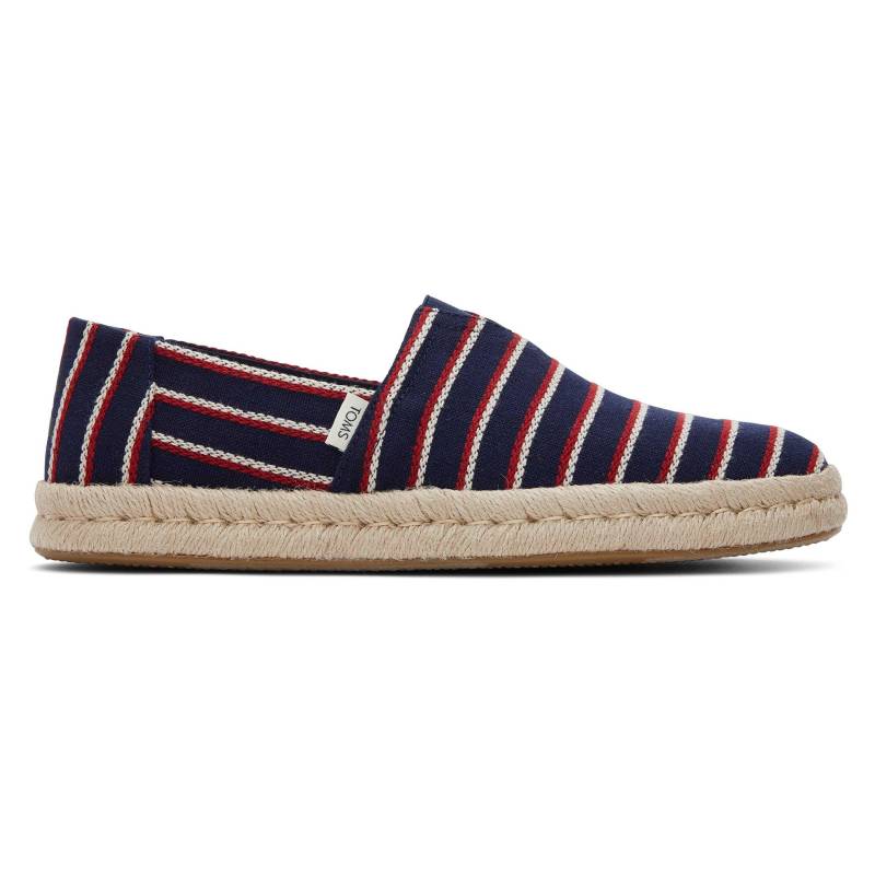 Gestreifte Espadrilles Alpargata Rope 2.0 Herren  43 von TOMS