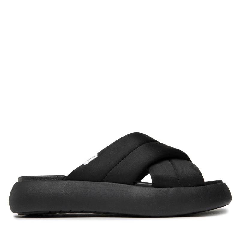 Pantoletten Toms Alpargata Mallow Crossover Schwarz von TOMS