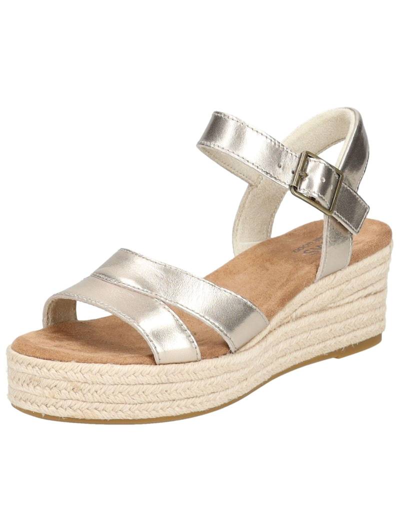 Sandalen 10020767 Damen Gold 38 von TOMS