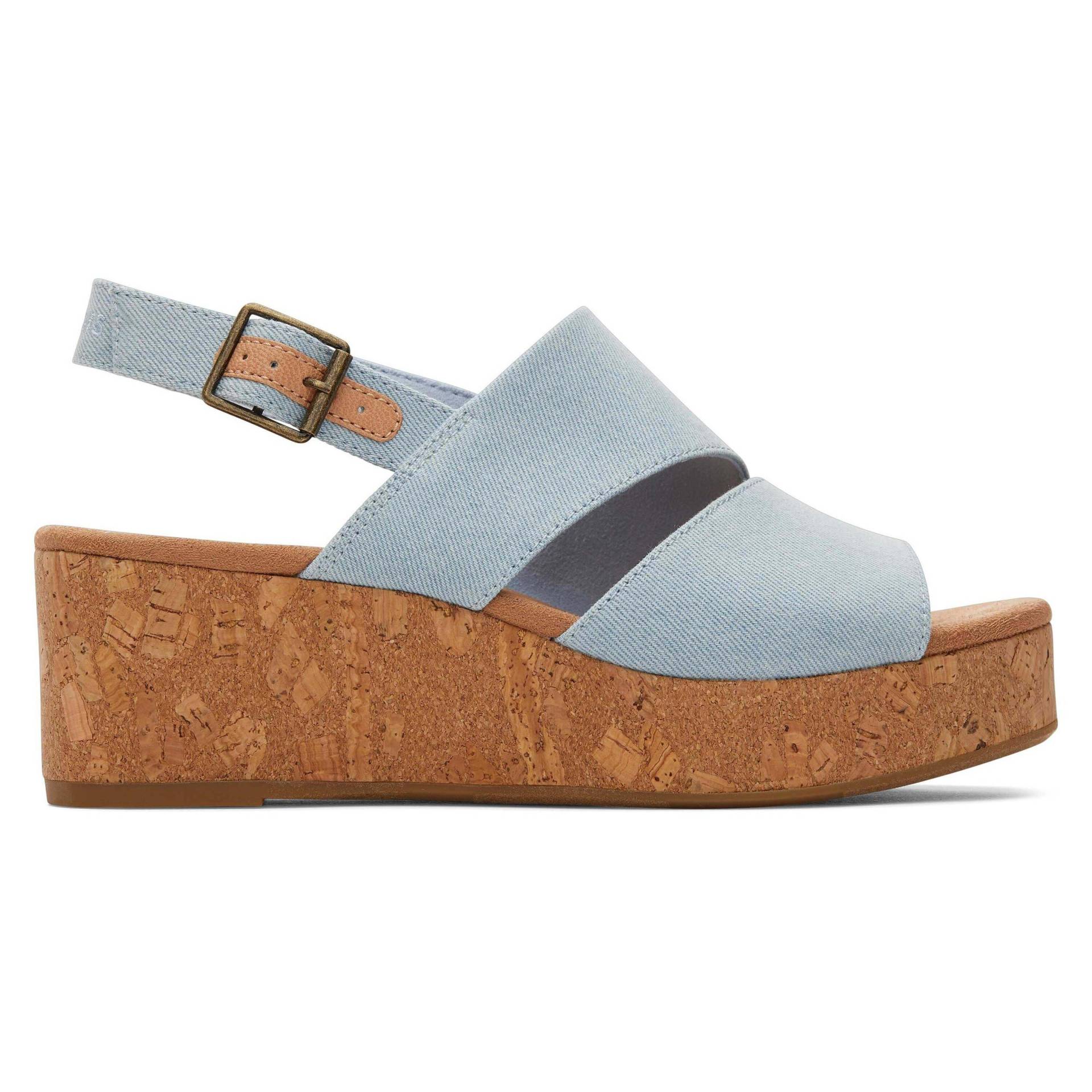 Sandalen Aus Jeans Devalé Frau Claudine Damen  43.5 von TOMS