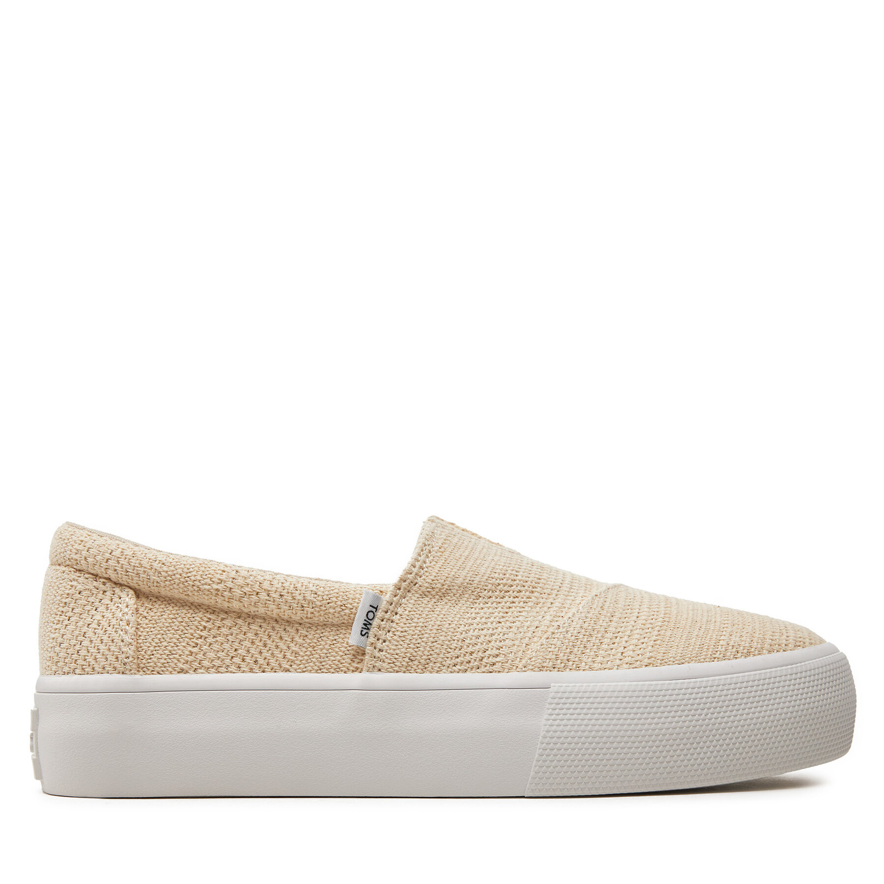 Sneakers aus Stoff Toms Alp Fenix Platform Slip On 10020723 Écru von TOMS