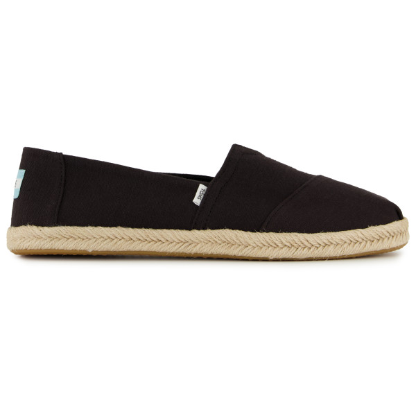 TOMS - Women's Alpargata Rope Recycled Cotton - Sneaker Gr 38,5 schwarz von TOMS