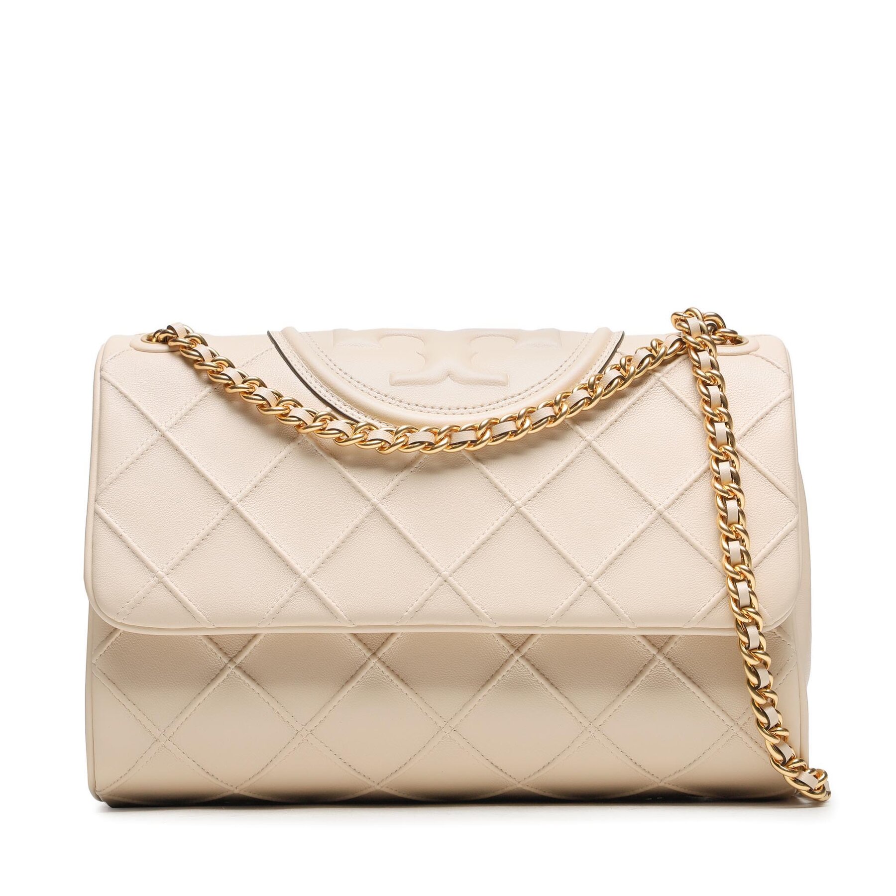 Handtasche Tory Burch Fleming Soft Convertible 143248 Beige von TORY BURCH