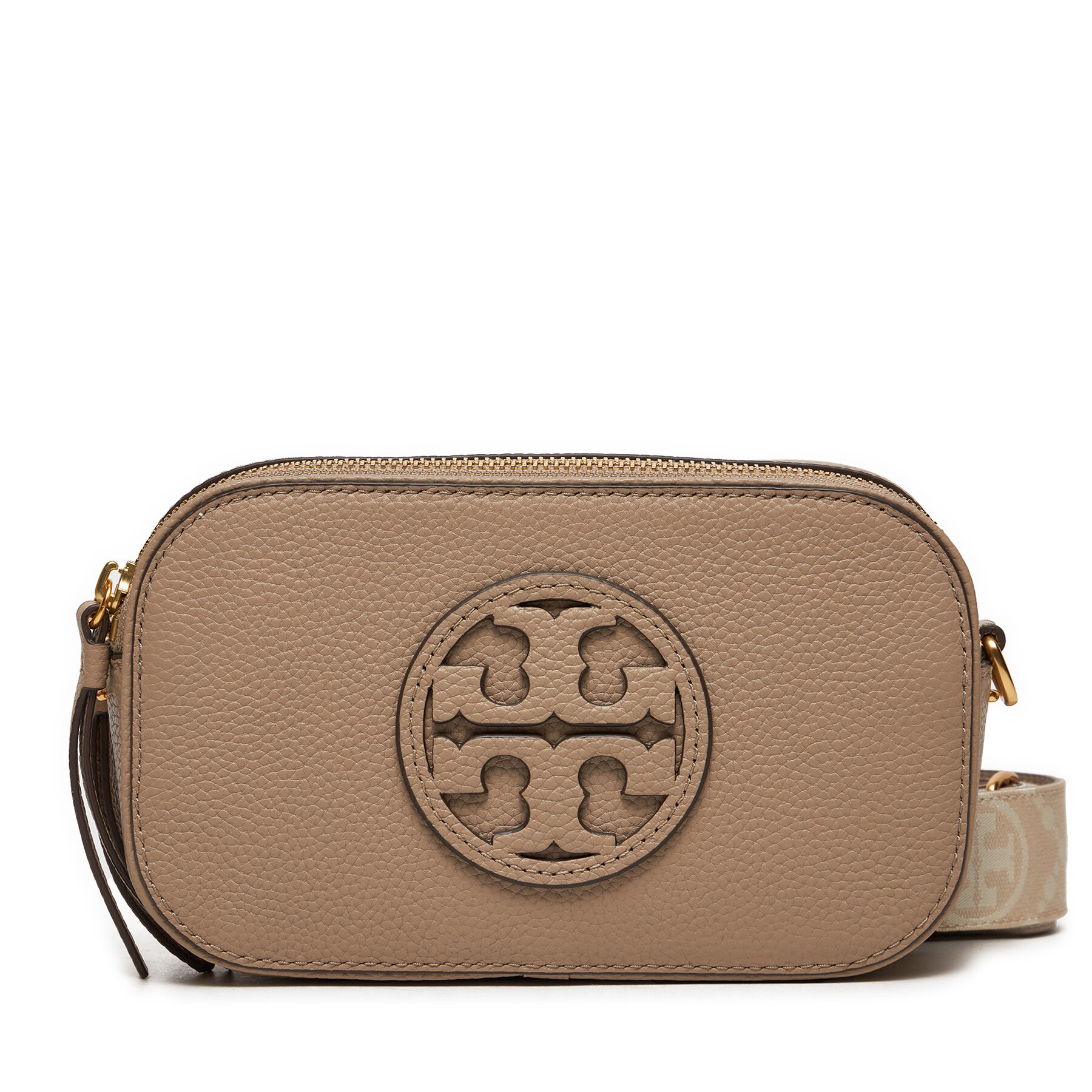 Handtasche Tory Burch Miller Mini Crossbody Bag 150153 Beige von TORY BURCH