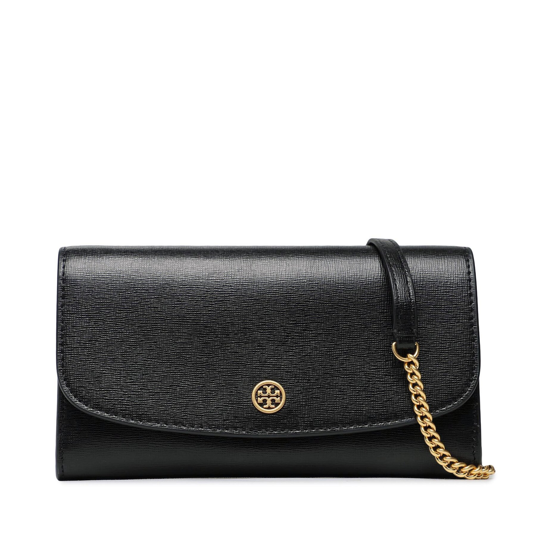 Handtasche Tory Burch Robinson Chain Wallet 137152 Schwarz von TORY BURCH