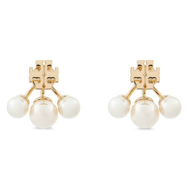 Ohrringe Tory Burch Kira Pearl Front-Back Earring 153672 Goldfarben von TORY BURCH