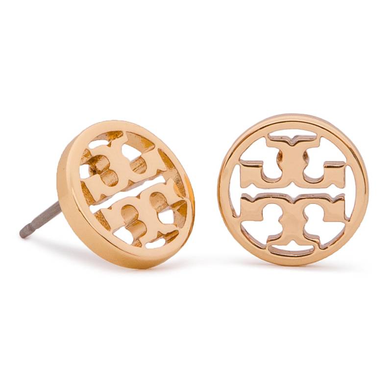 Ohrringe Tory Burch Logo Circle Stud Earring 11165518 Goldfarben von TORY BURCH