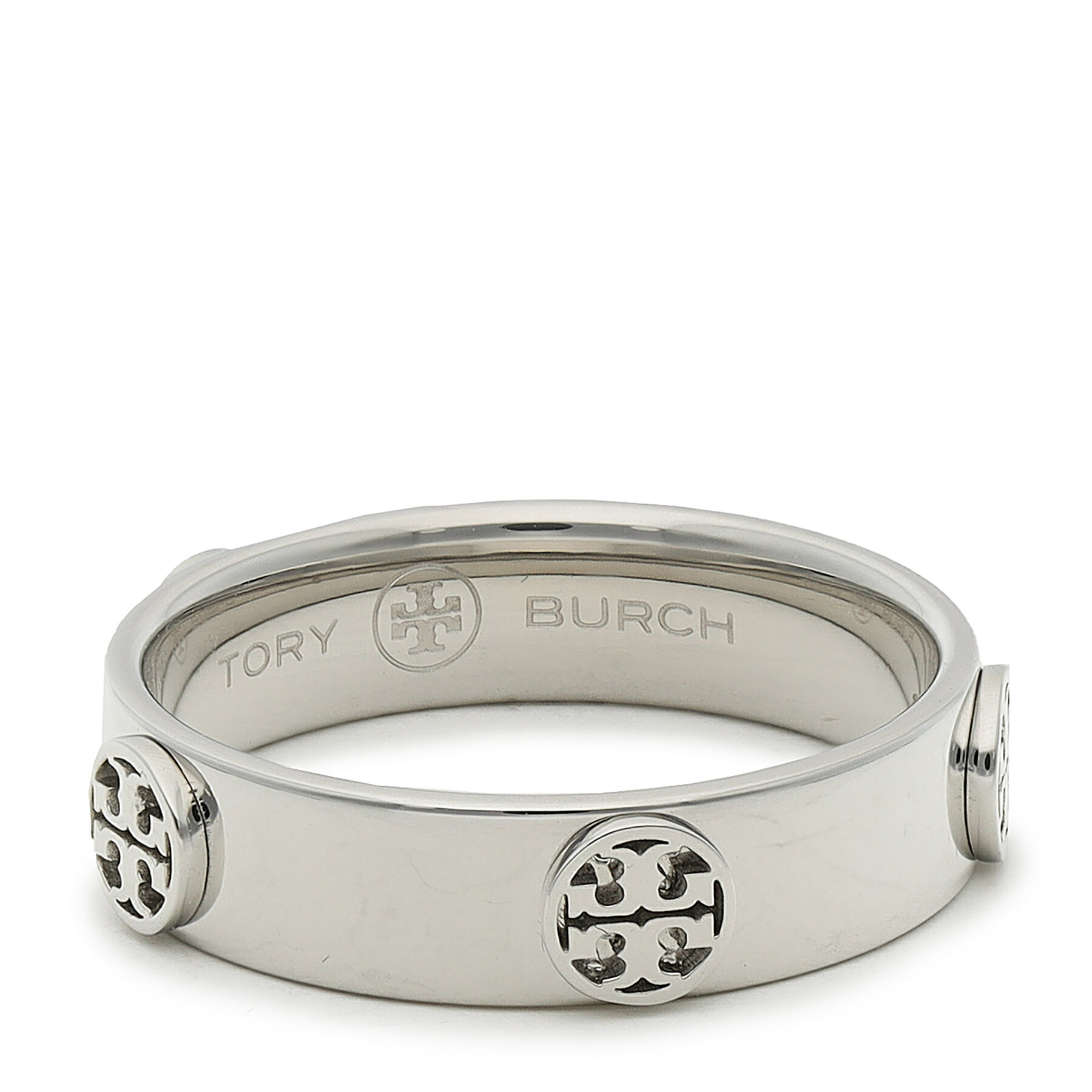 Ring Tory Burch Miller Stud Ring 76882 Silberfarben von TORY BURCH