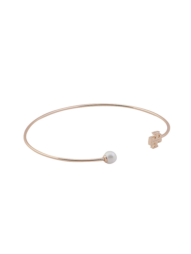 TORY BURCH Armband KIRA PEARL CUFF gold von TORY BURCH