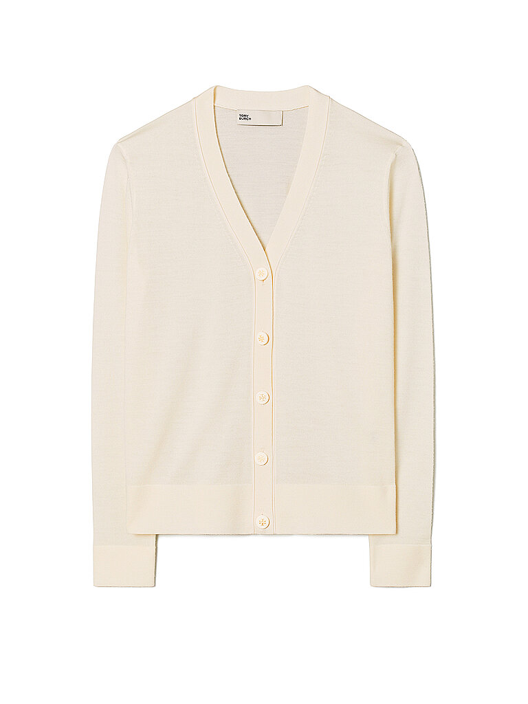 TORY BURCH Cardigan SIMONE creme | L TORY BURCH Cardigan SIMONE creme | L von TORY BURCH