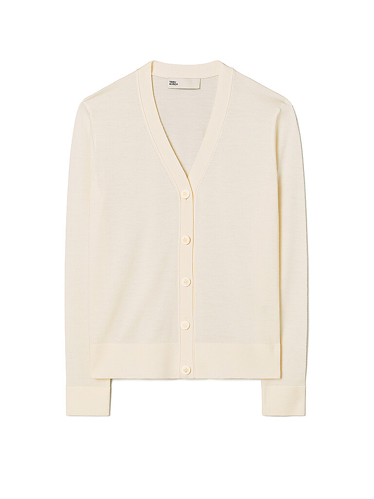 TORY BURCH Cardigan SIMONE creme | XS von TORY BURCH