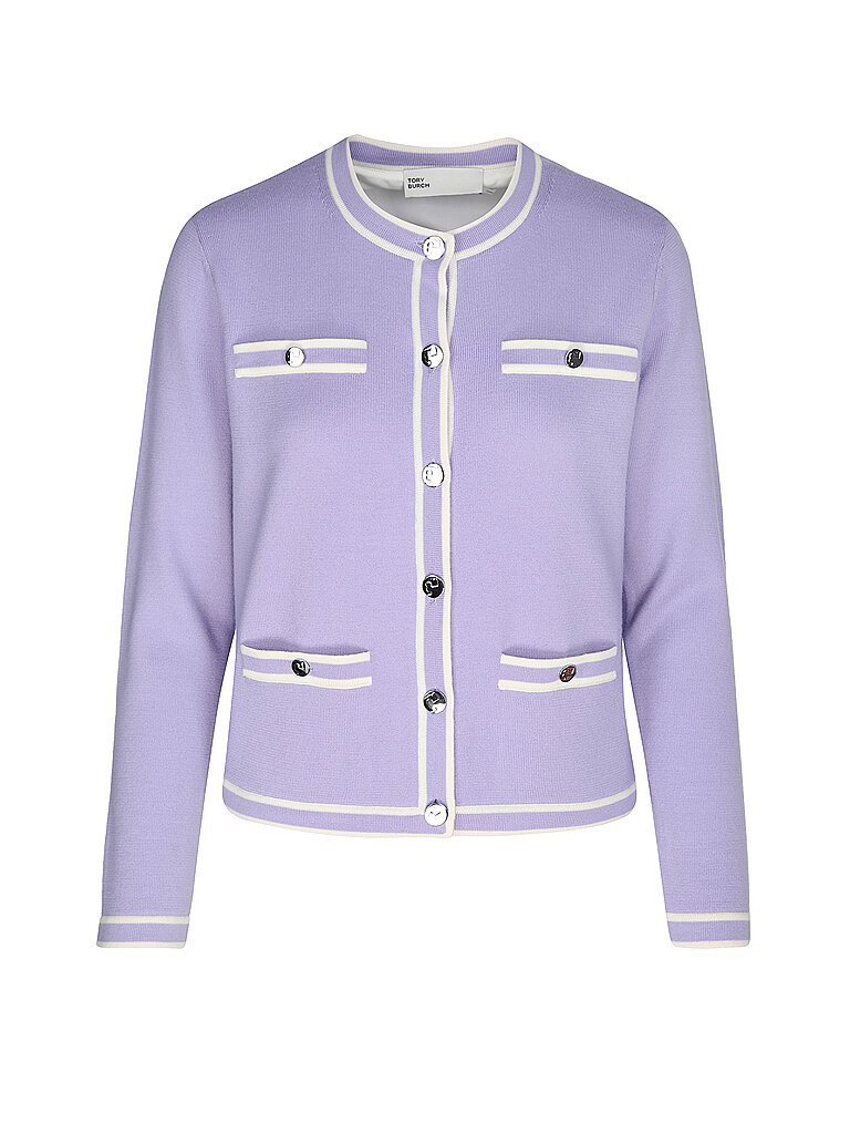 TORY BURCH Jäckchen KENDRA lila | L TORY BURCH Jäckchen KENDRA lila | L von TORY BURCH