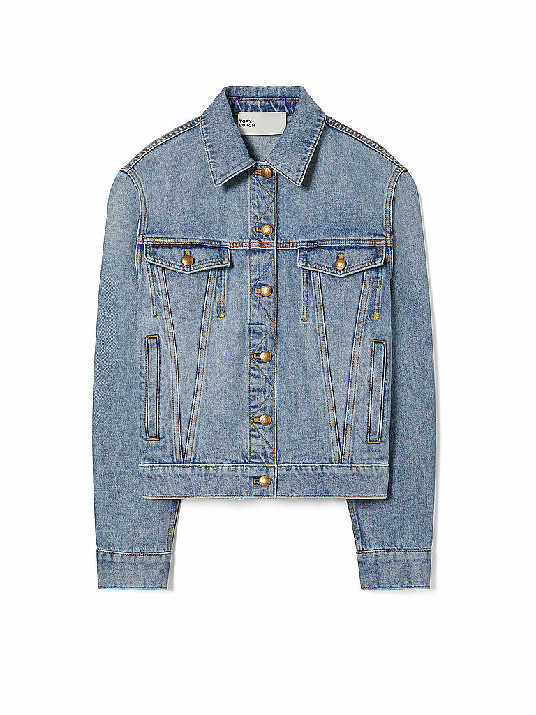 TORY BURCH Jeansjacke blau | 40 TORY BURCH Jeansjacke blau | 40 von TORY BURCH