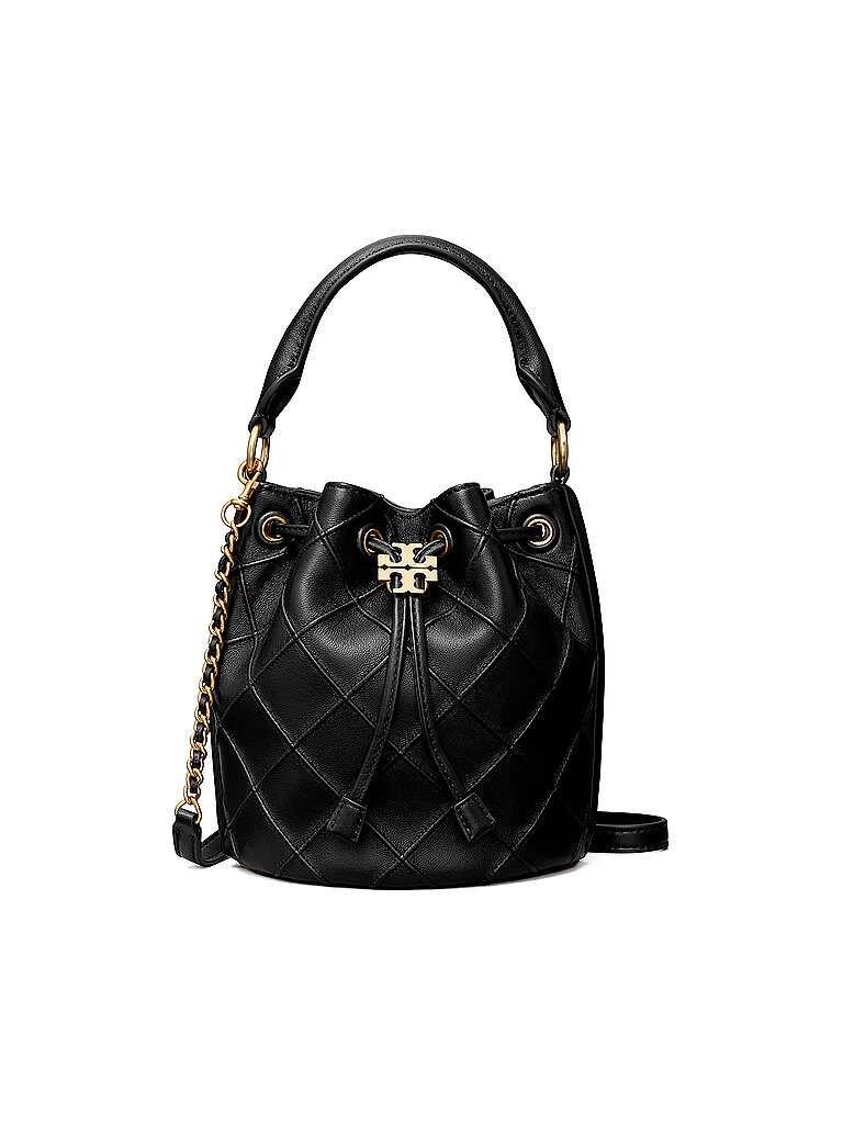 TORY BURCH Ledertasche -Bucket Bag FLEMING S schwarz von TORY BURCH