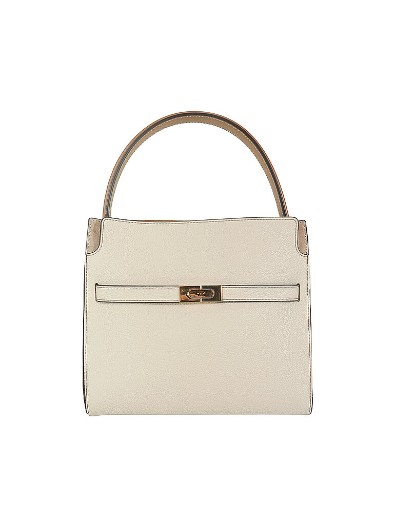 TORY BURCH Ledertasche - Henkeltasche Lee Radziwill creme | ONE SIZE von TORY BURCH