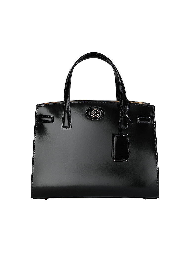 TORY BURCH Ledertasche - Henkeltasche ROBINSON SPAZZOLATO  Small schwarz von TORY BURCH