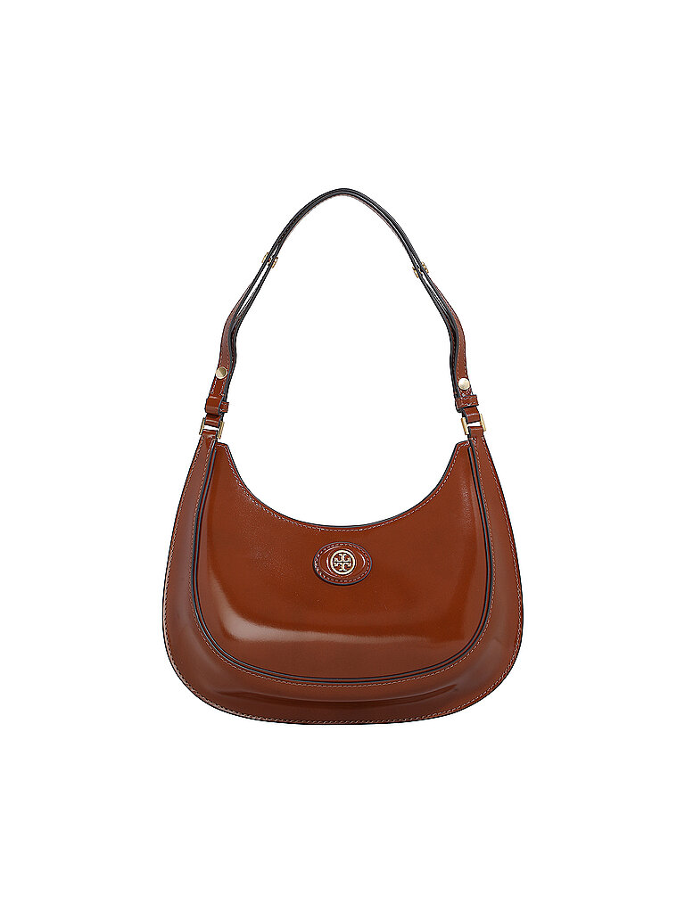 TORY BURCH Ledertasche - Henkeltasche ROBINSON SPAZZOLATO braun von TORY BURCH