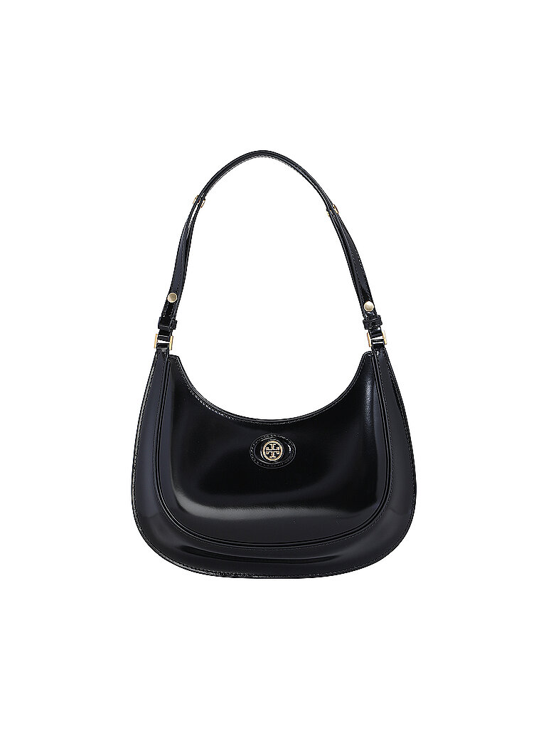 TORY BURCH Ledertasche - Henkeltasche ROBINSON SPAZZOLATO schwarz von TORY BURCH